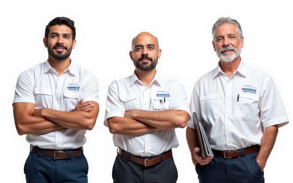 Roofing contractor using Call Monkey business software on tablet